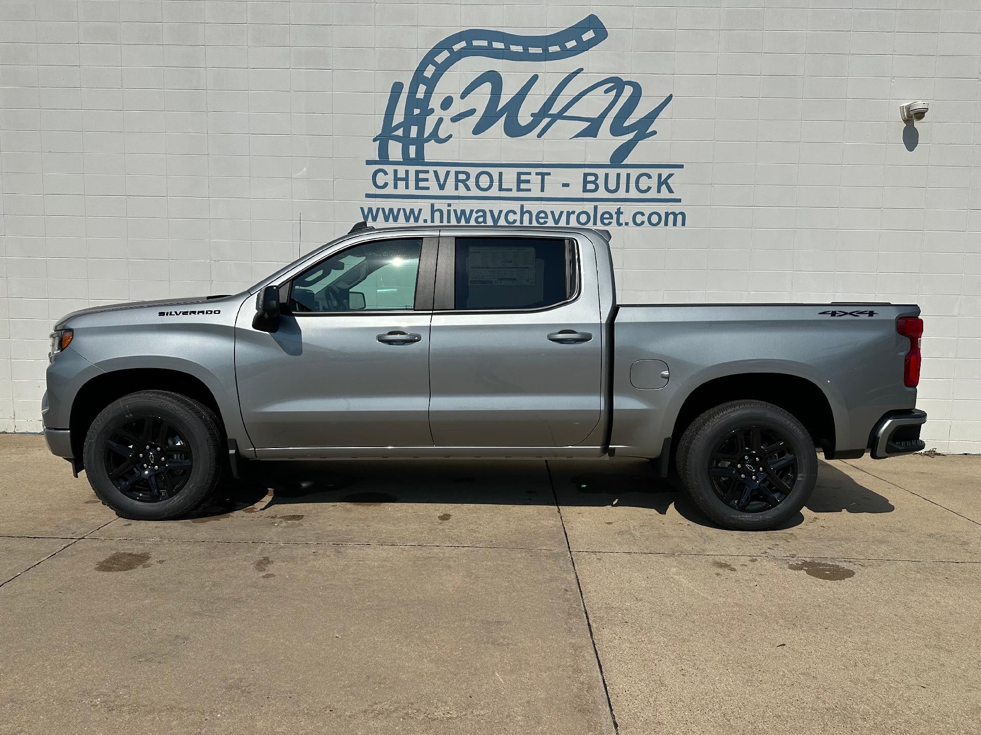 2026 Chevrolet Silverado 1500 RST in Sterling Gray Metallic — front three-quarter view