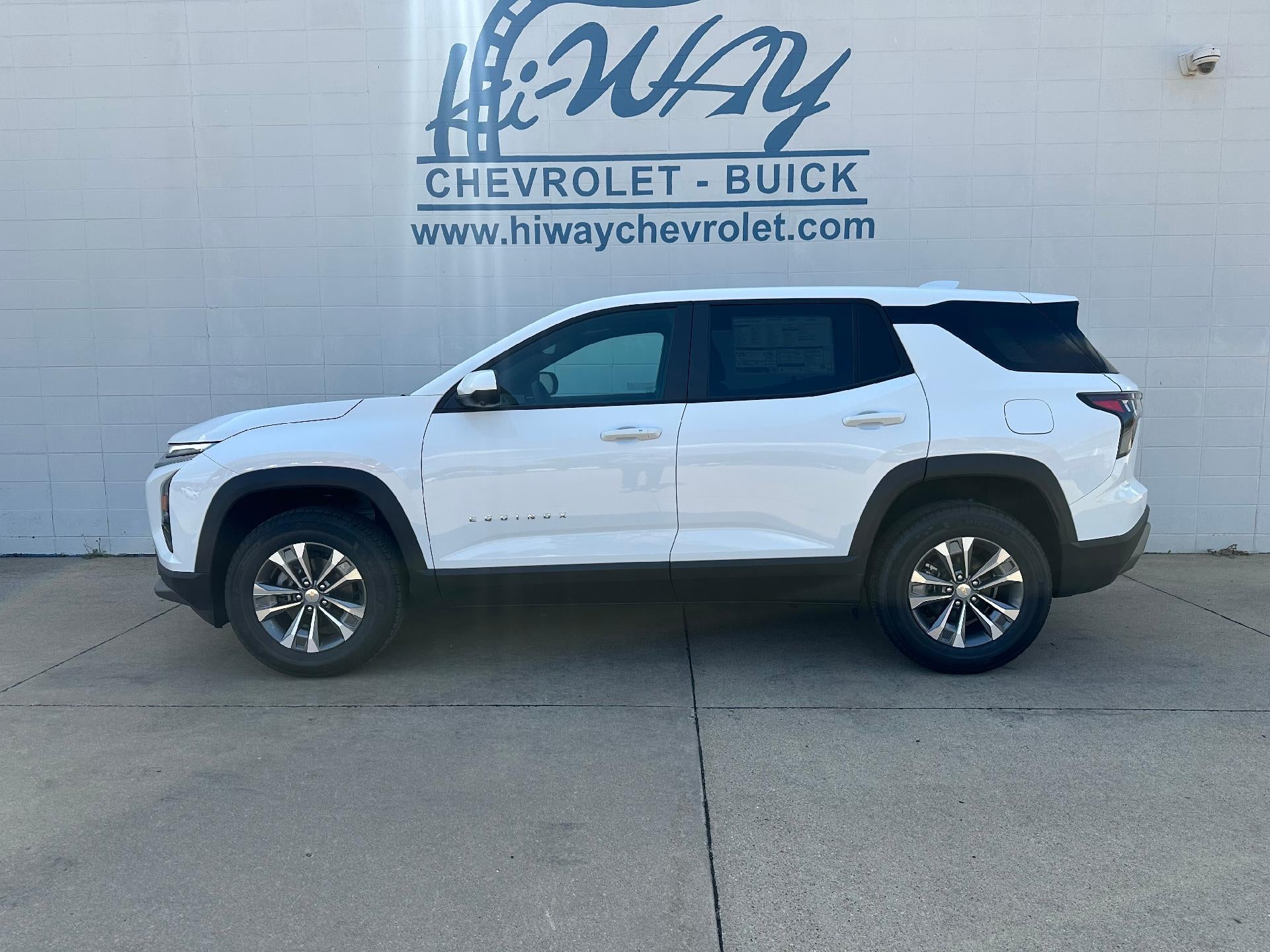 2026 Chevrolet Equinox AWD LT in Summit White — front three-quarter view