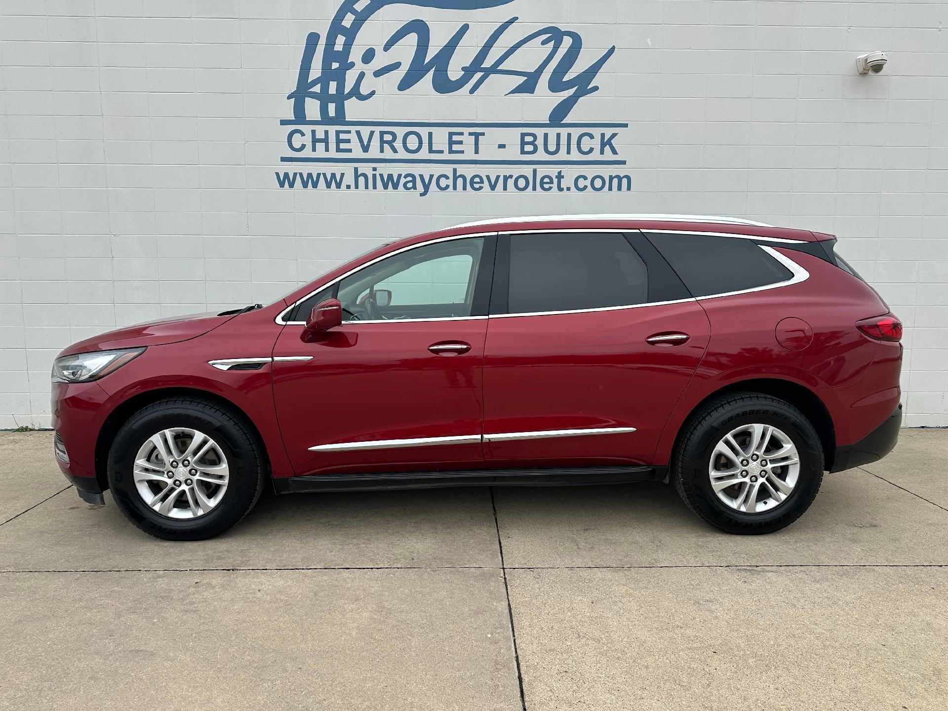 2018 Buick Enclave Premium in Includes Pitch Dark Night Lower Exterior Accent Color. — front three-quarter view