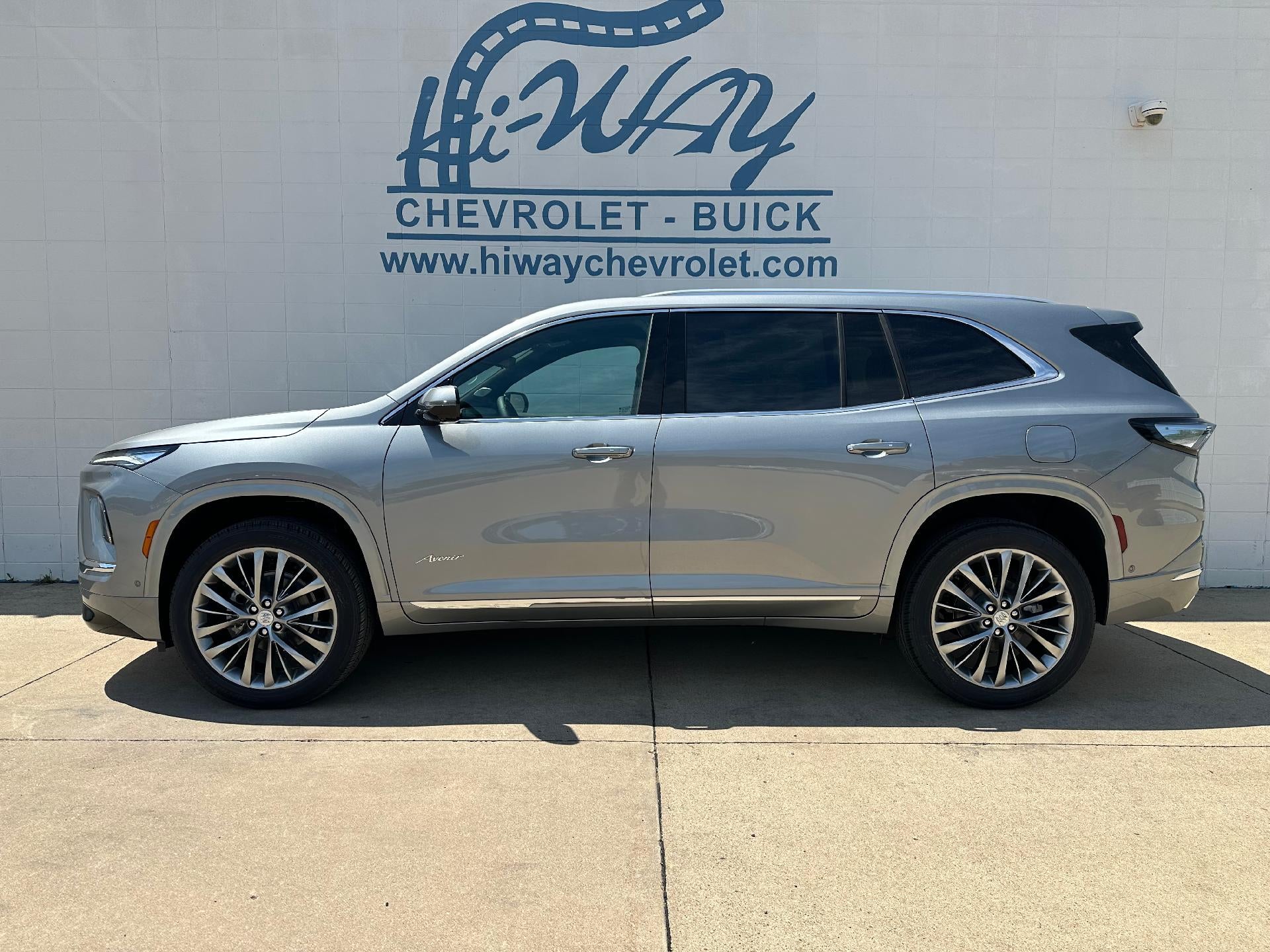 2026 Buick Enclave Avenir in Moonstone Gray Metallic — front three-quarter view