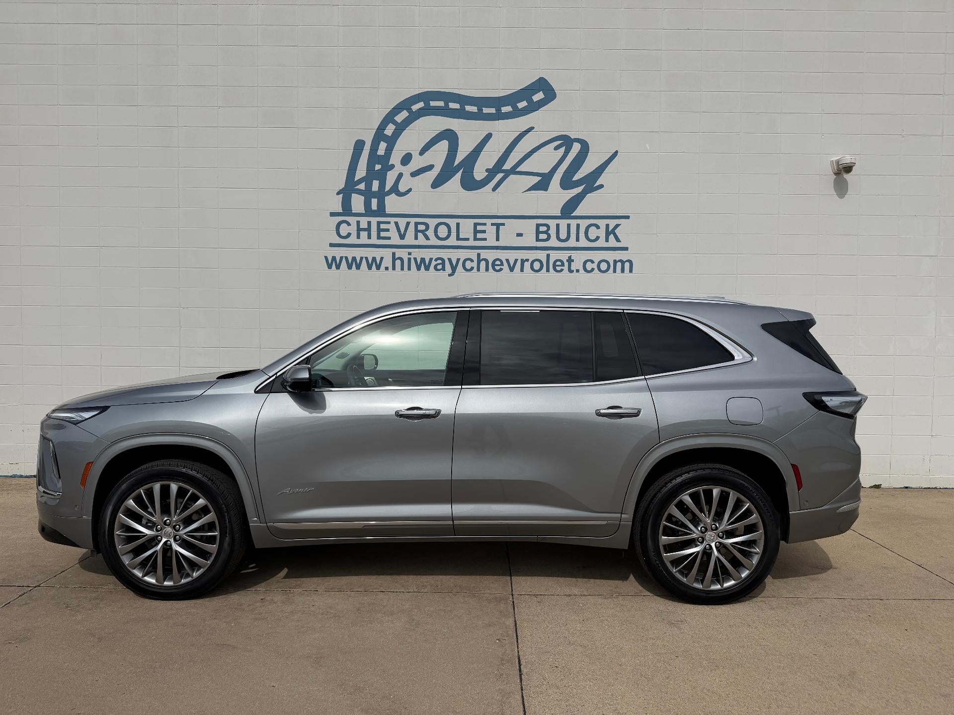 2026 Buick Enclave Avenir in Moonstone Gray Metallic — front three-quarter view