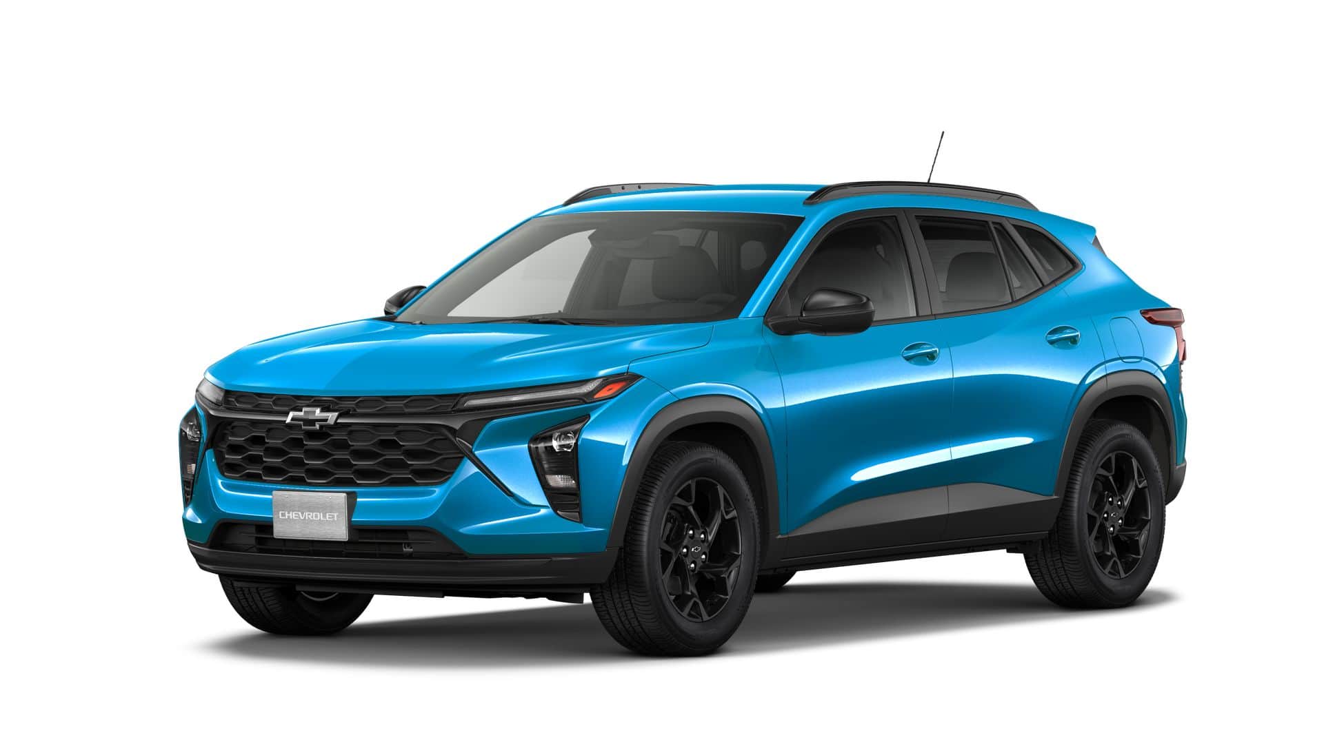 2026 Chevrolet Trax LT in Marina Blue Metallic — front three-quarter view